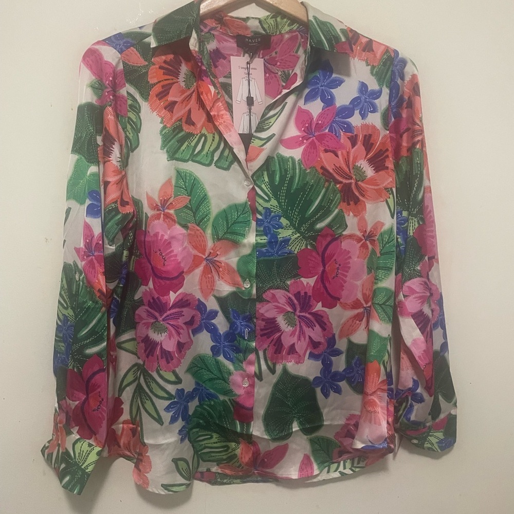 Have Multicolor Floral Button Down Shirt